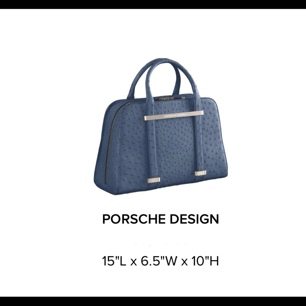 Porche design Limited Edition Ostrich handbag - Picture 2 of 2